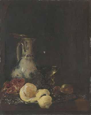 Willem Kalf Stillleben mit Porzellankanne oil painting picture